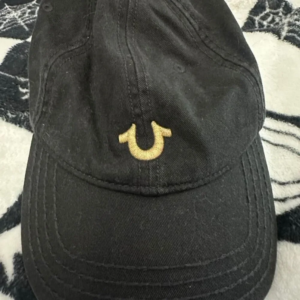 True-religion Men's Black Hat